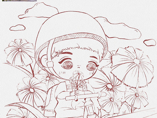 #procreate绘画#手绘头像约稿#Q版人物 #画画的日常