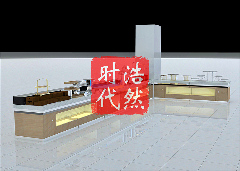 取餐台定制施工图 电路图早餐台