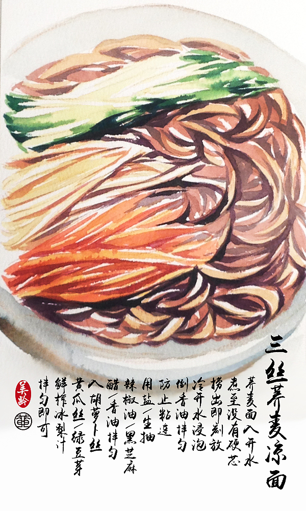 【水彩食谱日记】19（图ZMTk1NjUxMjIw） - 绘画 - 站酷设计师黄家手作坊原创素材 - 站酷ZCOOL