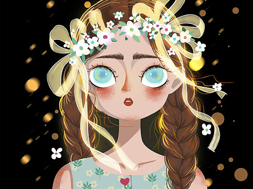 鱼花课程-发光的仙女（个人主页-ZNTM4ODc2MzY=） - 创作习作 - 站酷设计师linbinfeng原创素材 - 站酷ZCOOL