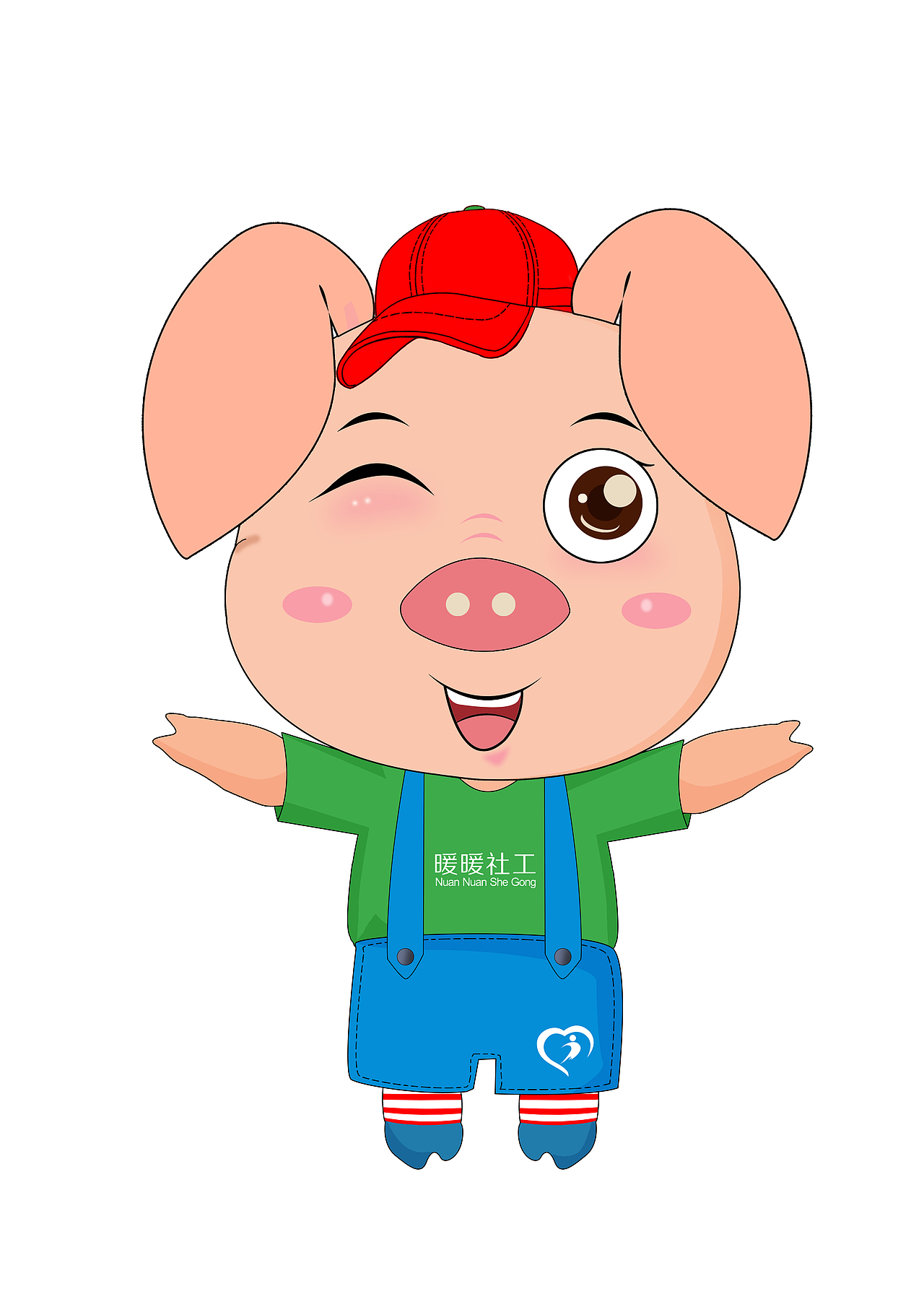 暖暖社工形象设计 企业动漫形象设计 表情包 动图制作