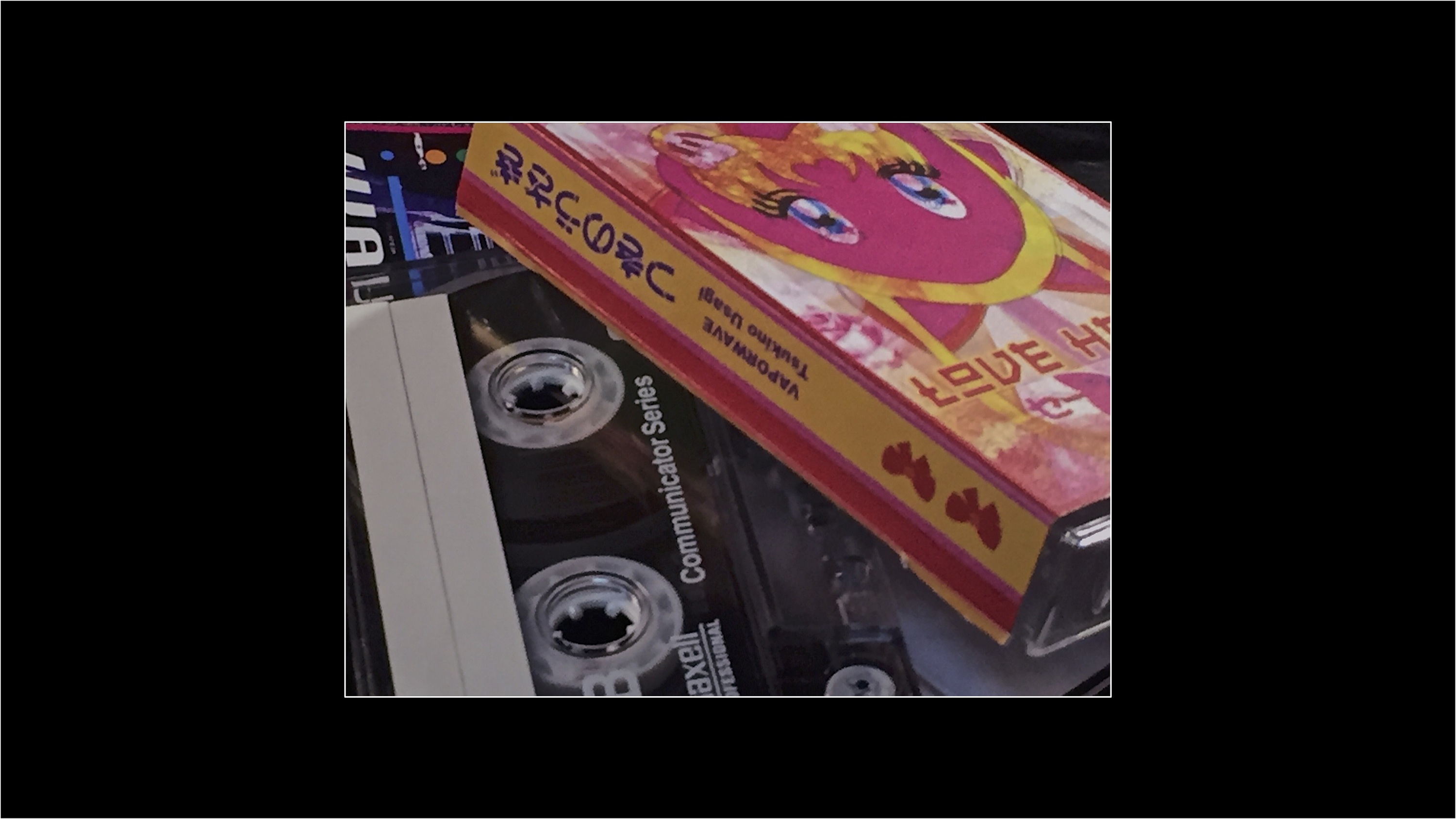 蒸汽波音乐磁带封面设计