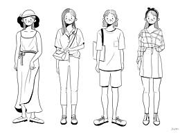 插画线稿练习