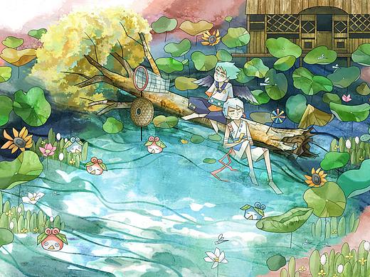 夏日泡水