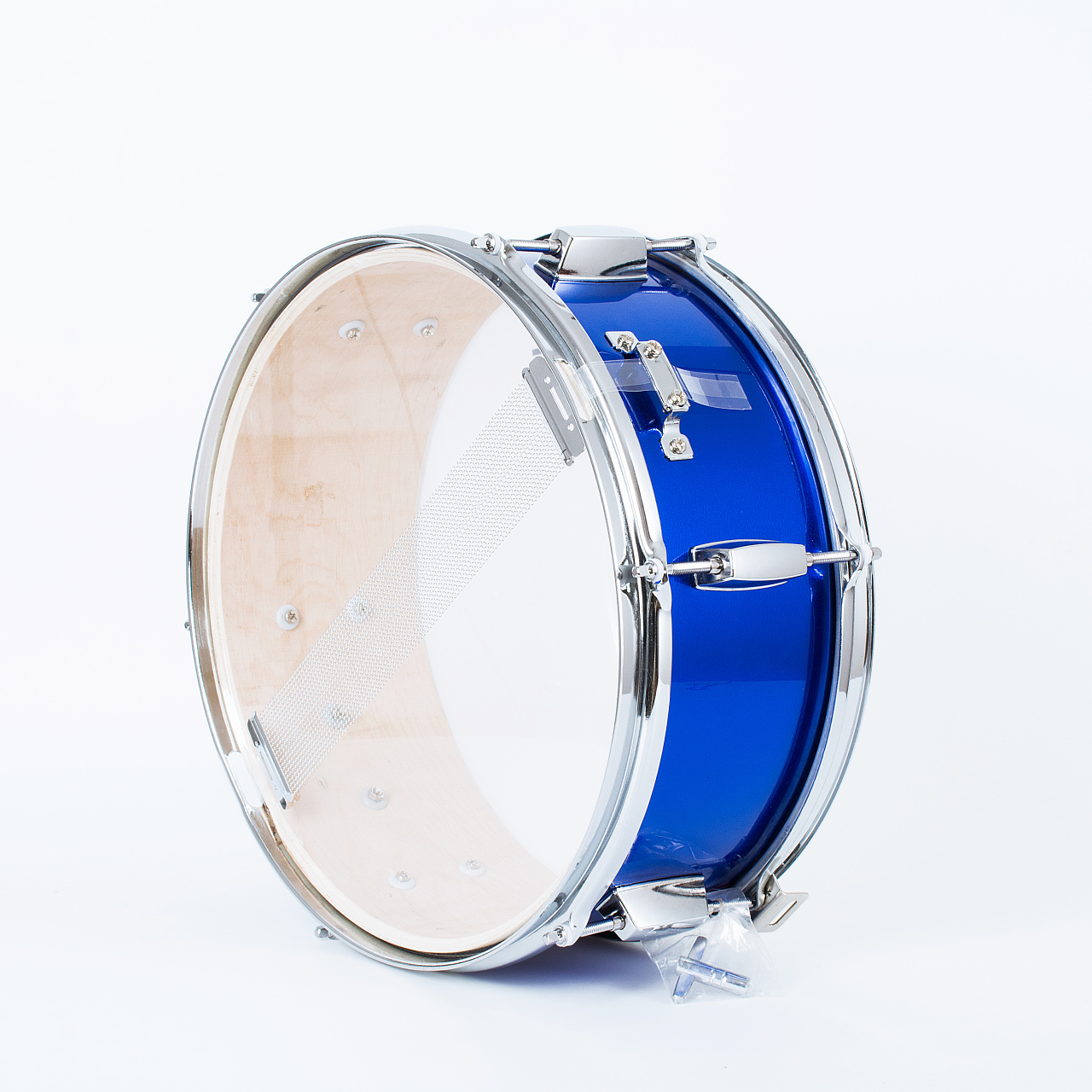 乐器产品拍摄:蓝色军鼓