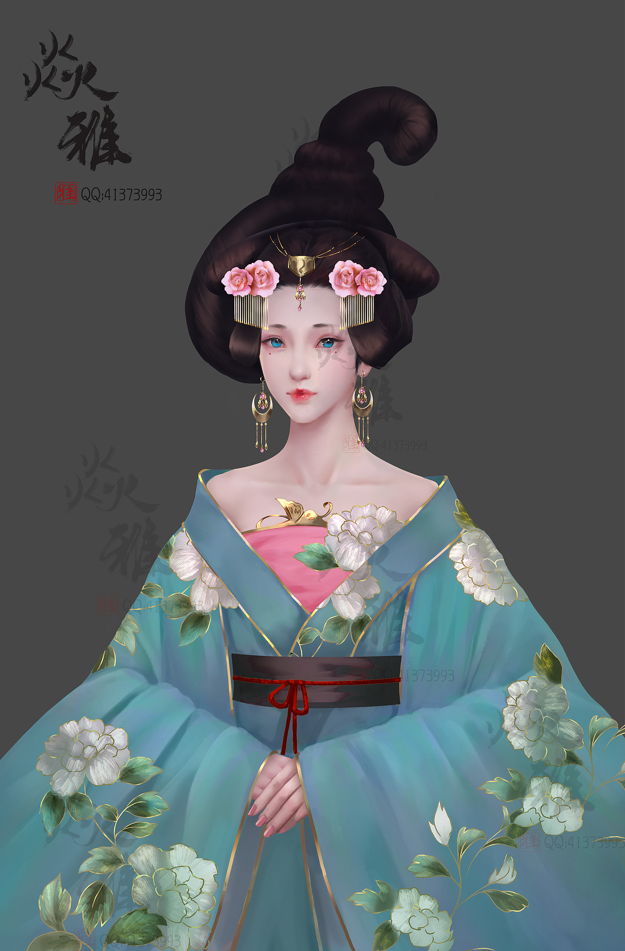 古风立绘|插画|游戏原画|焱雅_原创作品-站酷zcool