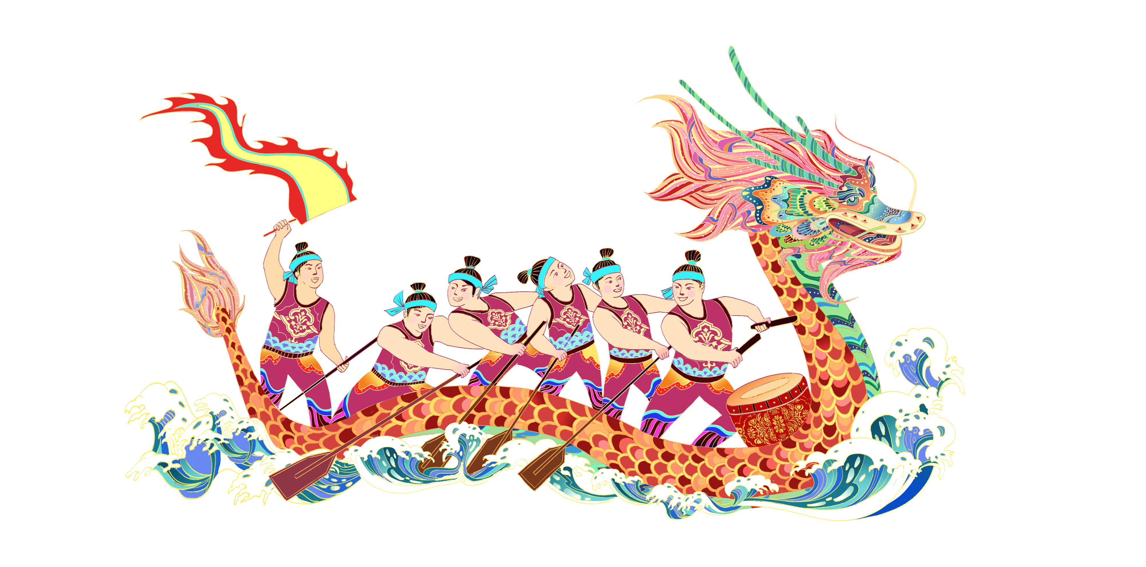 我们的端午节 - 包装插画（图ZMjA4NjIzODky） - 商业插画 - 站酷设计师李耀辉TONG原创素材 - 站酷ZCOOL