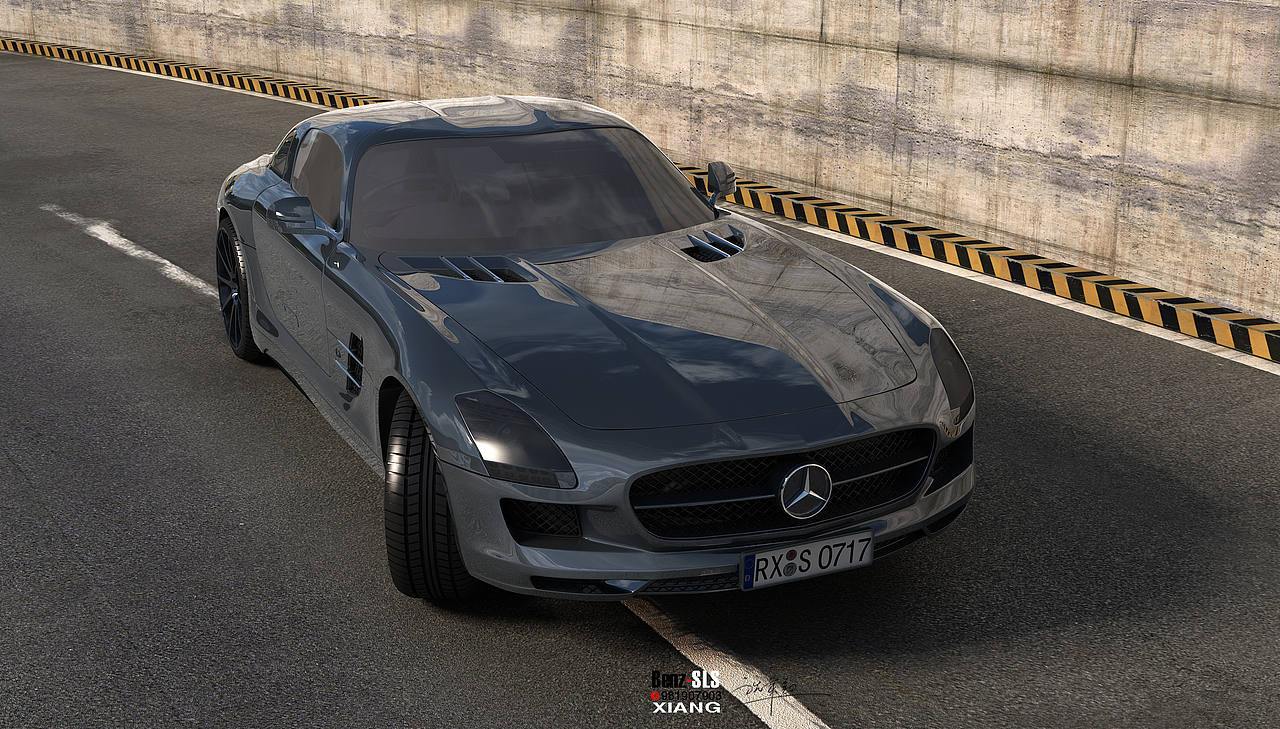 Mercedes -Benz-SLS奔驰汽车模型（图ZMTEyOTc2Mjg=） - 机械/交通 - 站酷设计师DUDU717原创素材 - 站酷ZCOOL