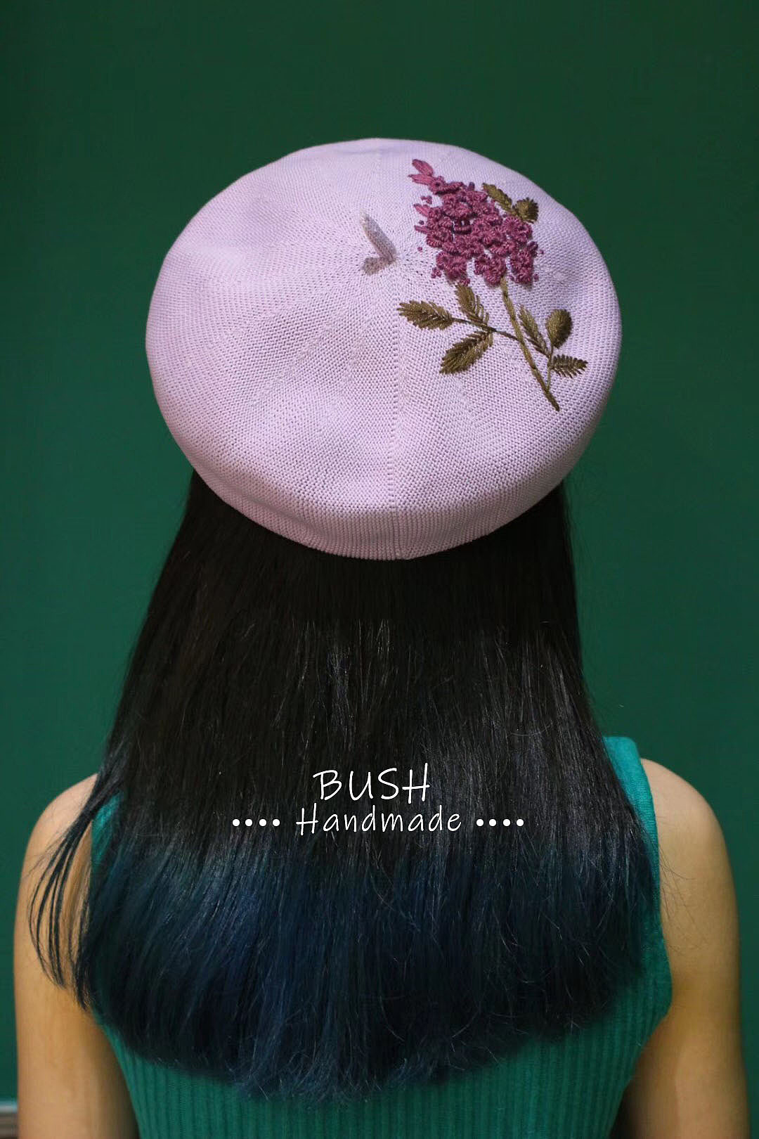 BUSH手工刺绣--布兮手工贝雷帽（二）