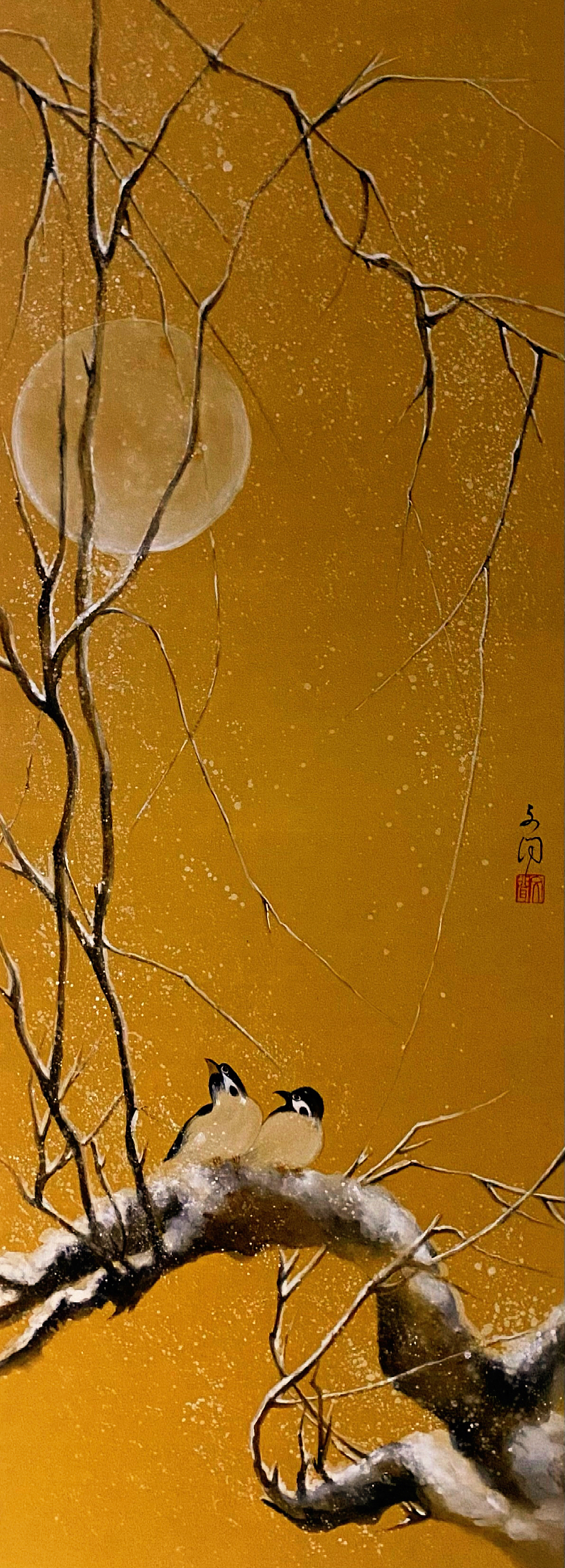 他朝若是同淋雪，此生也算共白头。（图ZMzE0NDc3MzAw） - 绘画 - 站酷设计师七颗星818原创素材 - 站酷ZCOOL