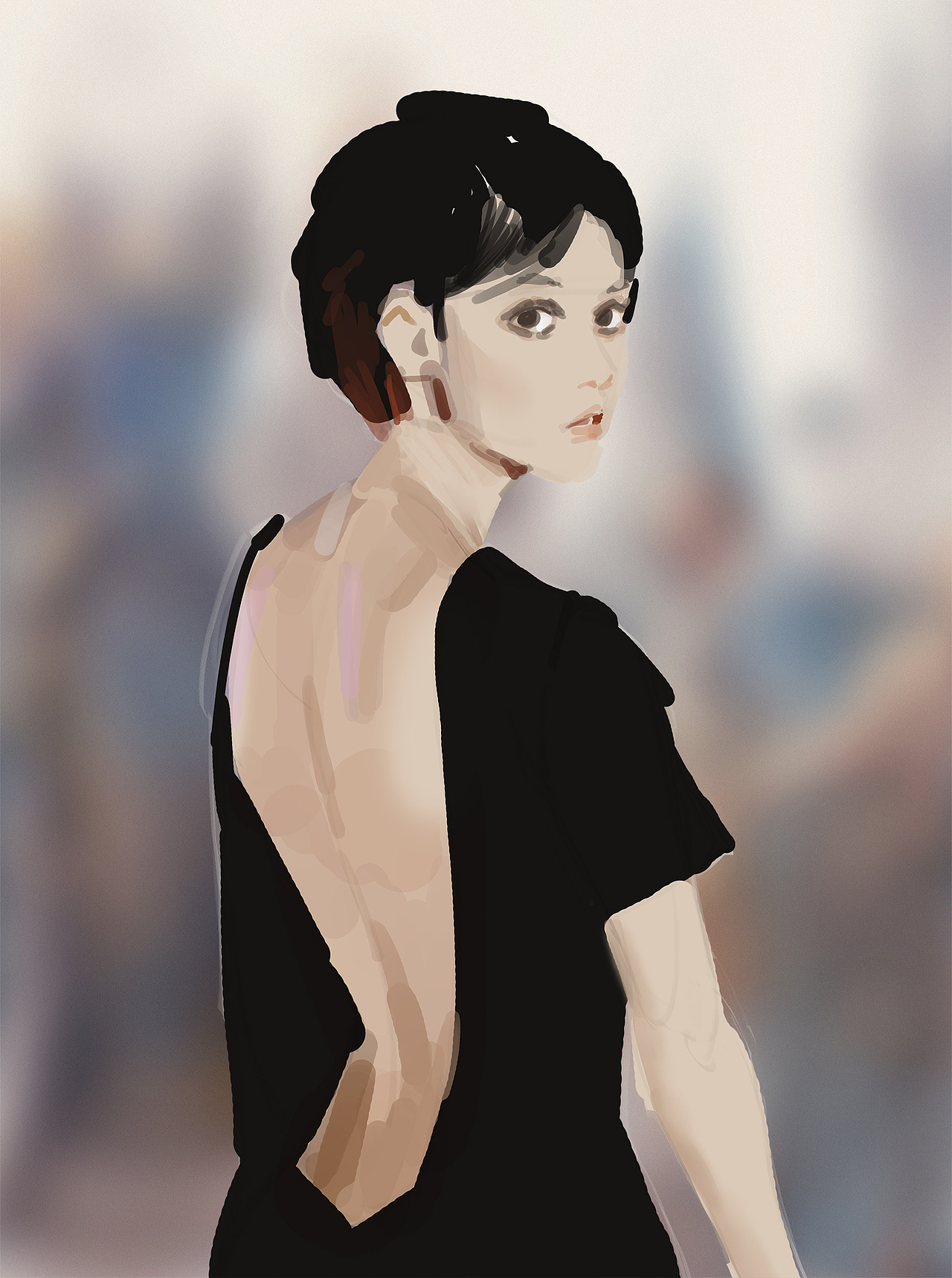 这个背美吗？（图ZMjU0OTg1Mzg4） - 商业插画 - 站酷设计师Peter肖吉原创素材 - 站酷ZCOOL