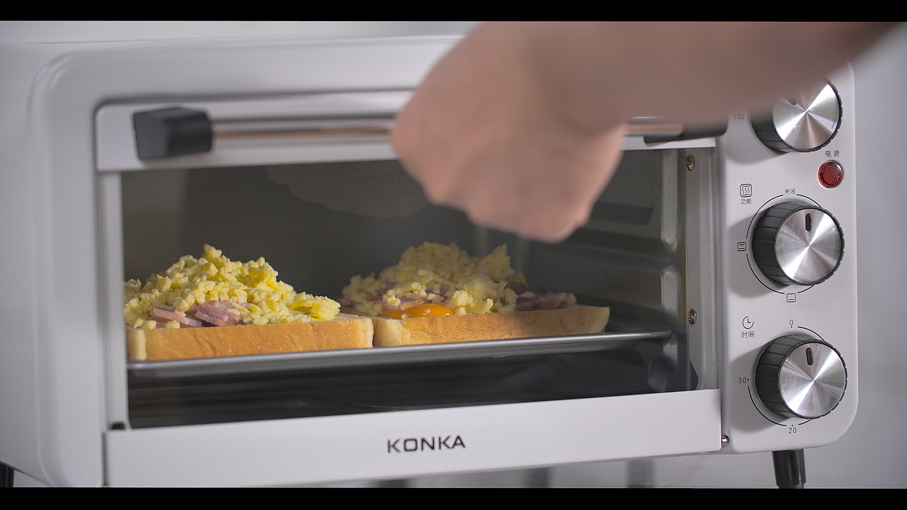烤箱 电子饭盒 抖音拍摄