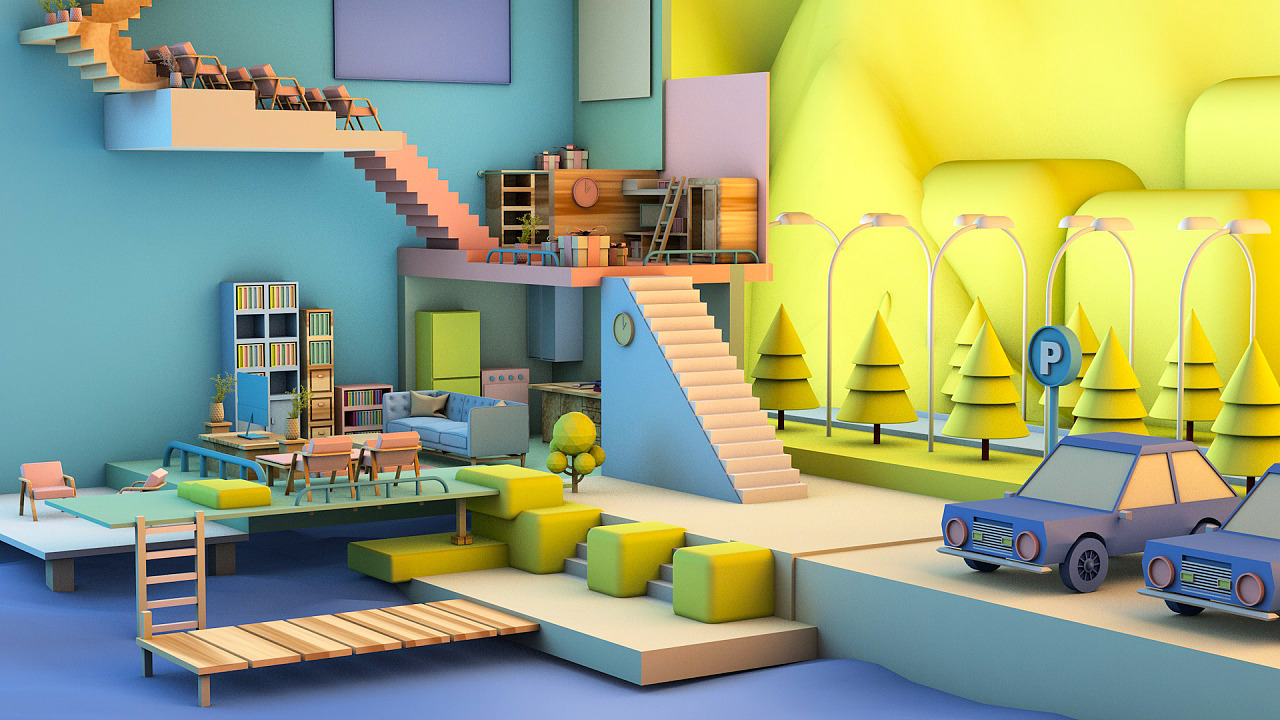 家装节场景建模渲染图|三维|场景|设计小驴 - 原创作品 - 站酷 (zcool