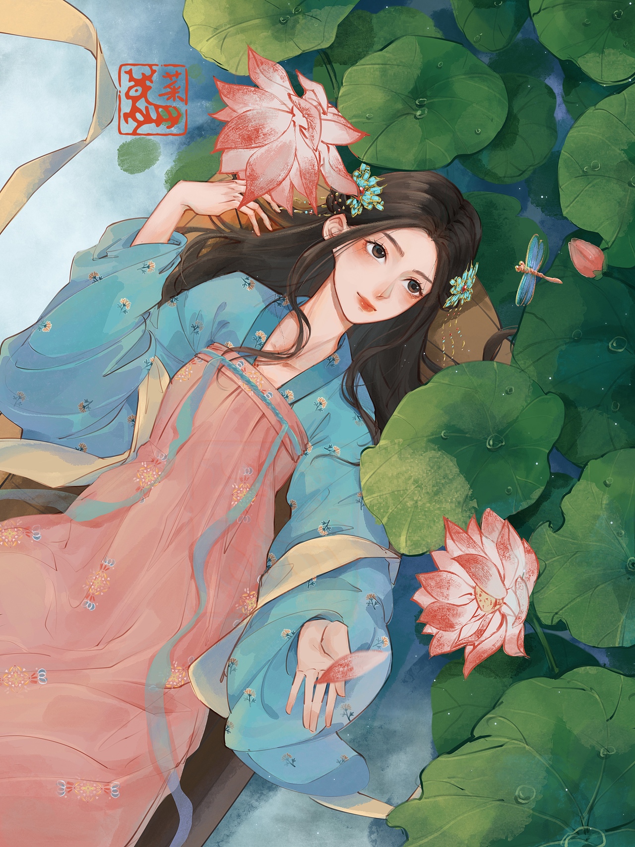 古风绘制（图ZMzI1MTYwNjEy） - 商业插画 - 站酷设计师菜芽子让我安静的原创素材 - 站酷ZCOOL