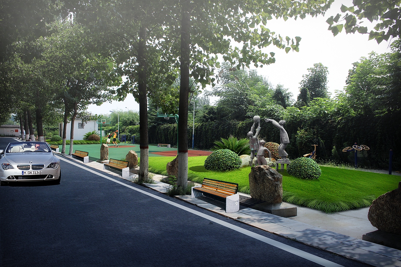 景观效果图（图ZMTY5MjM3NzE2） - 景观设计 - 站酷设计师北山远有鱼原创素材 - 站酷ZCOOL