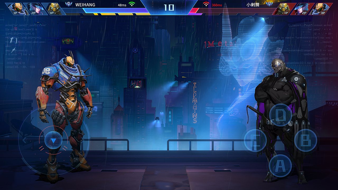 拳子派对_赛博朋克风格