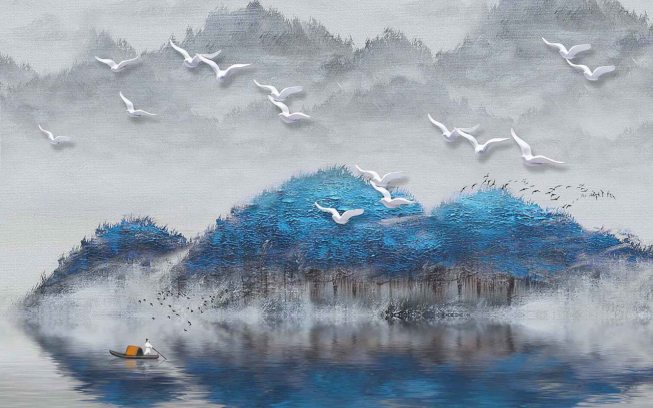 山水（图ZMjY0NzUyOTMy） - 其他 - 站酷设计师罗银洁原创素材 - 站酷ZCOOL