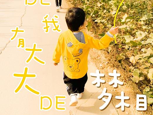 拍张照片做海报 小小的我 有大大的梦想