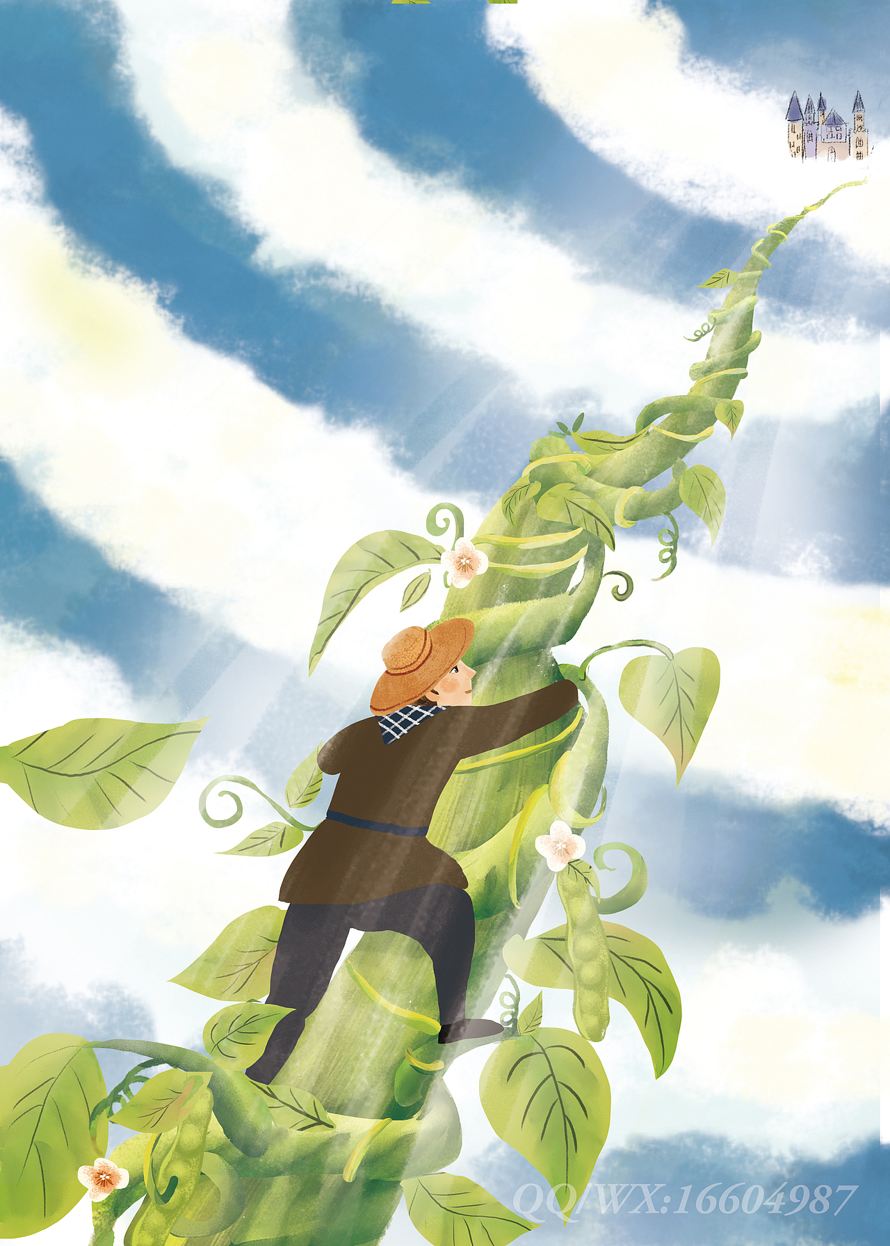 欧洲民间故事内页插画