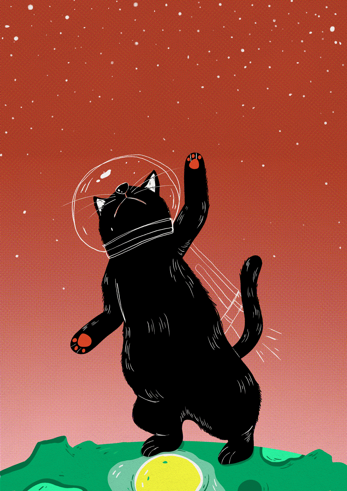 猫的故事（图ZMjAzMDU0NDcy） - 商业插画 - 站酷设计师大慧哟原创素材 - 站酷ZCOOL