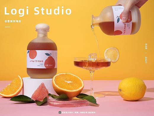 商业摄影 | 小冲山果酒 X LOGI海报创意拍摄