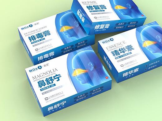 鼻舒宁 鼻炎医药包装 药品包装设计