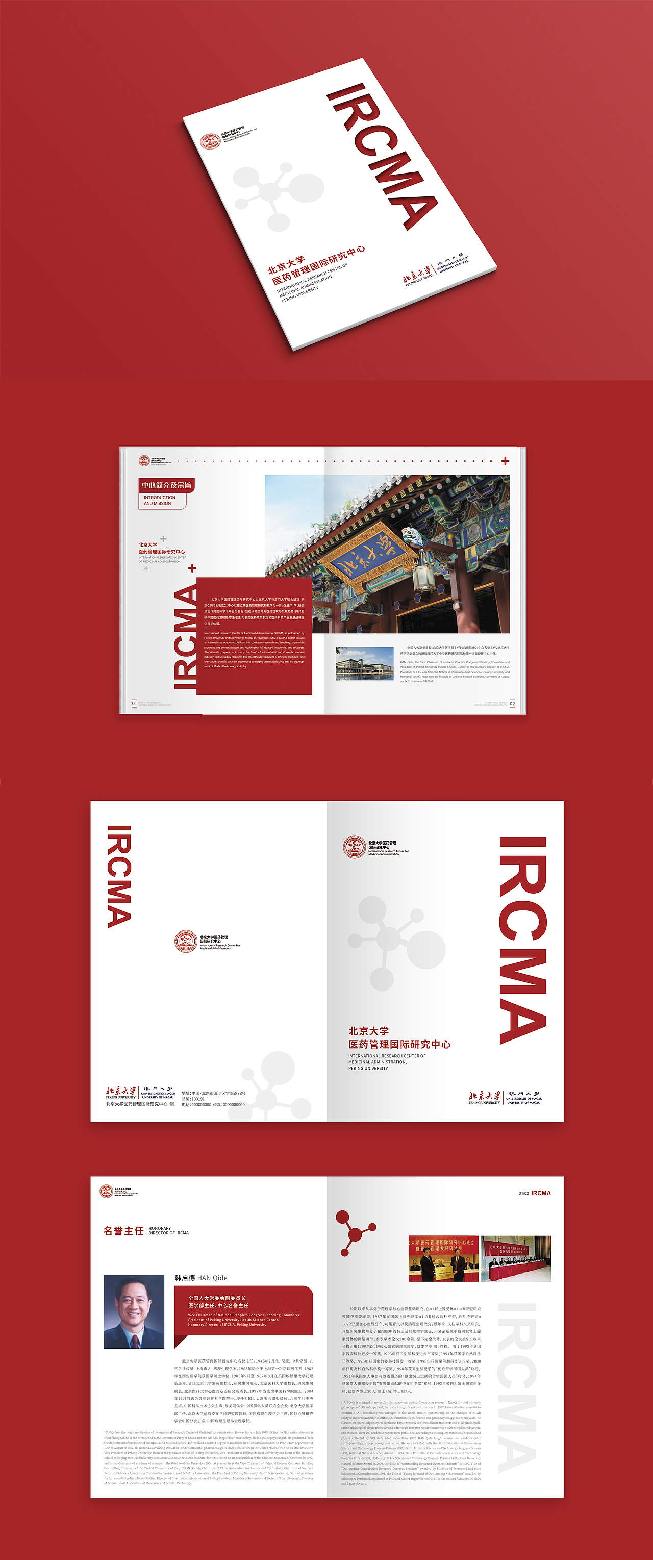 北京大學(xué)藥學(xué)院系列畫冊(cè)設(shè)計(jì)（圖ZMTQyMzMzOTQ0） - 書籍/畫冊(cè) - 站酷設(shè)計(jì)師XIANVSION原創(chuàng)素材 - 站酷ZCOOL
