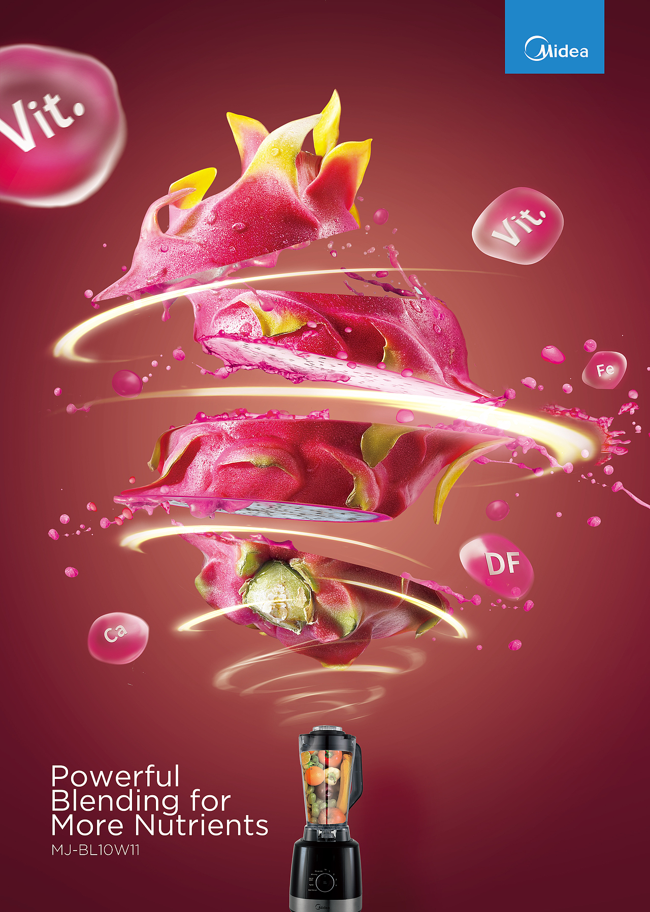 美的集團-生活電器海外KV市場推廣海報系列（圖ZMTA3MDQ3NDgw） - 海報 - 站酷設計師VECO廖原創(chuàng)素材 - 站酷ZCOOL