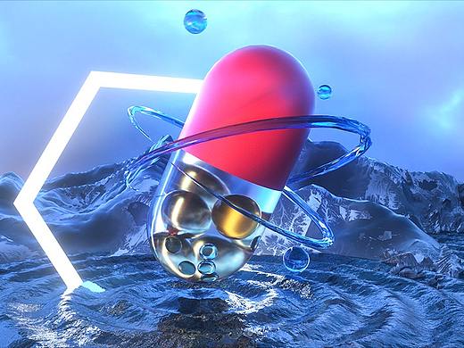 c4d超现实风格练习