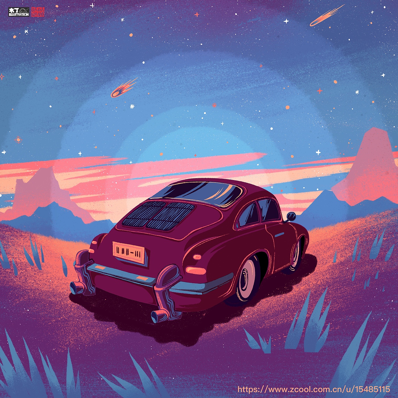 怀旧图鉴（图ZMTczNDkwNTcy） - 商业插画 - 站酷设计师木丁插画工作室原创素材 - 站酷ZCOOL