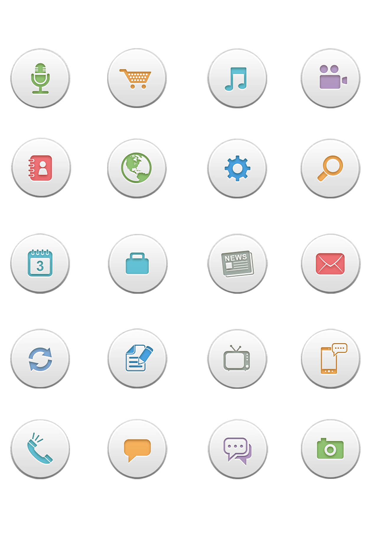 手机图标设计（图ZMTMyMjc1NTYw） - 图标 - 站酷设计师啦啦啦嘎啦原创素材 - 站酷ZCOOL