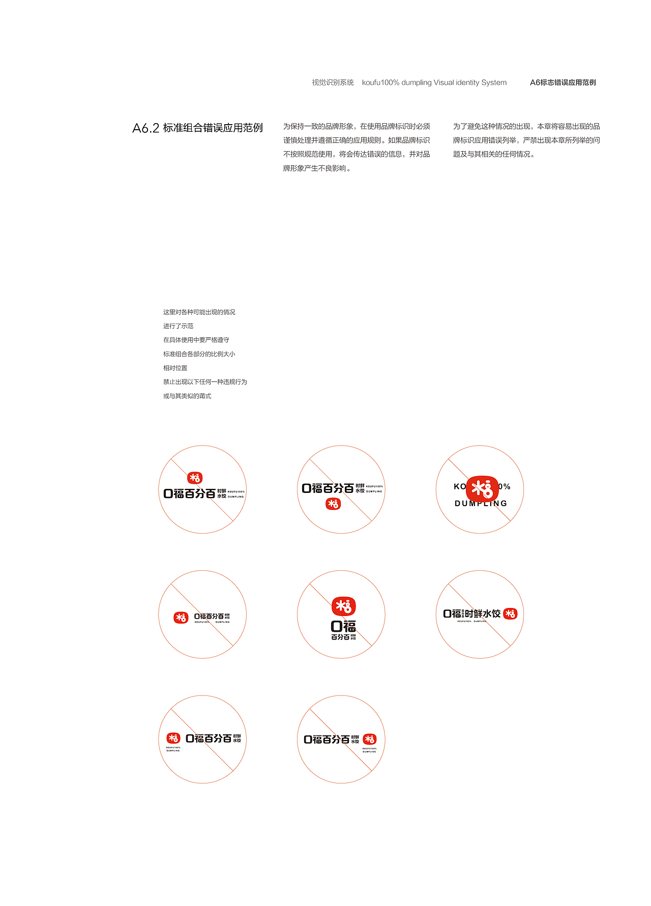 VIS视觉识别手册—口福百分百水饺（图ZMjEwMTI1MzI4） - 品牌 - 站酷设计师維她命C原创素材 - 站酷ZCOOL