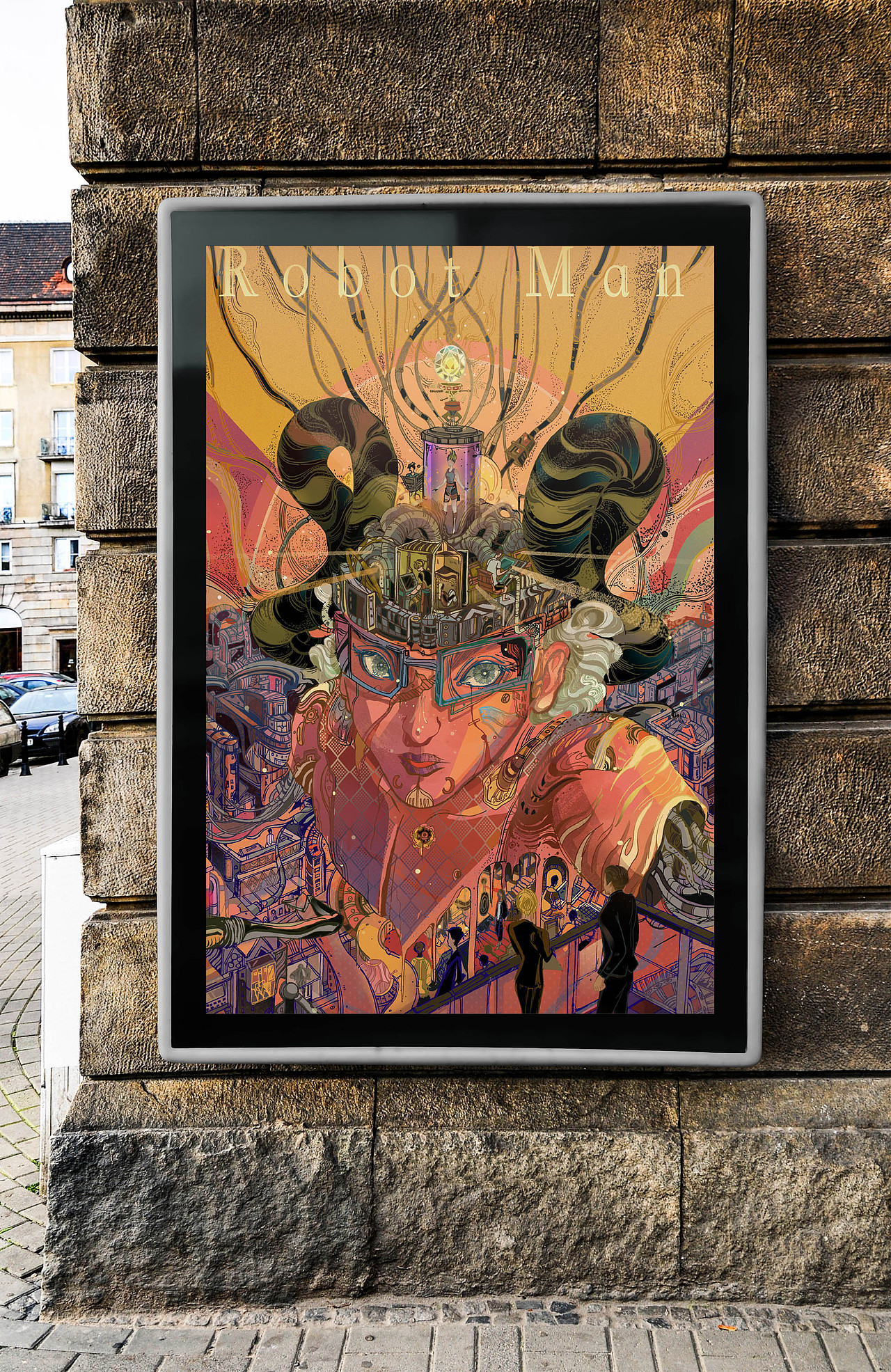 插画「新时代生化人」还又平时的随心线稿（图ZMTI4NzI3MTky） - 创作习作 - 站酷设计师乘川原创素材 - 站酷ZCOOL