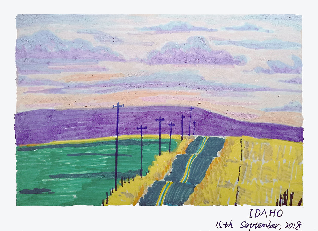 丙烯马克笔色彩练习