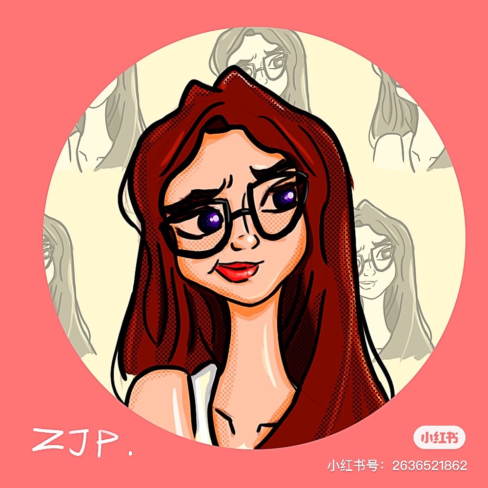 【美式插画】我的女朋友