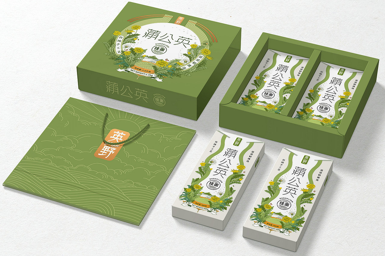 央视报道：厚启设计蒲公英挂面荣获丽水山耕包装设计奖（图ZMTg2NzcxNjM2） - 包装 - 站酷设计师厚启品牌营销咨询原创素材 - 站酷ZCOOL