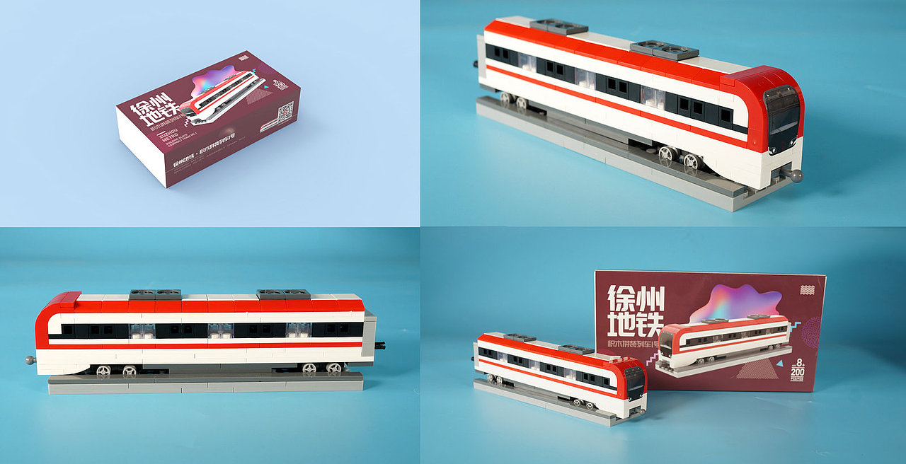 19年工作室设计的量产乐高式作品兵马俑西安钟楼等