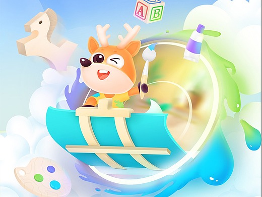 吉祥物设计大赛-熊芽芽平面-ip形象3477181年前oculusquest三维-产品