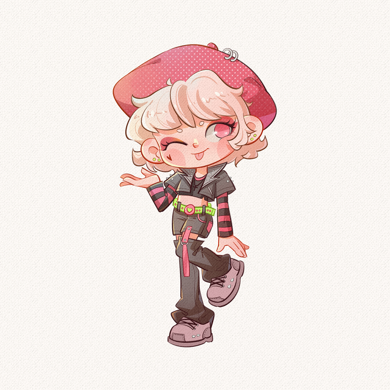 朋克少女（图ZMjczMDM2MTYw） - 创作习作 - 站酷设计师AChuan阿川原创素材 - 站酷ZCOOL