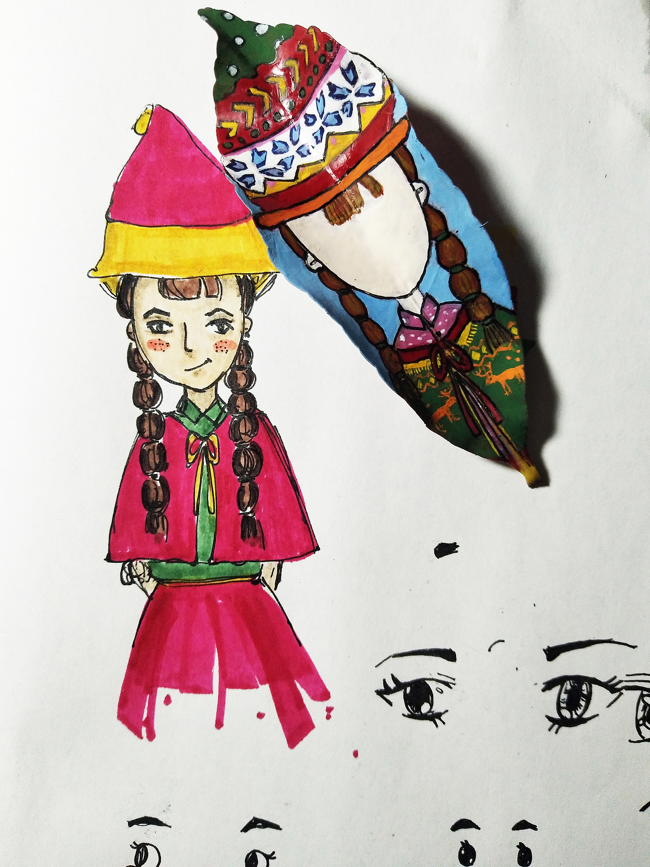 叶子画创想（图ZMTA3MzgyMjg4） - 创作习作 - 站酷设计师圆圆yy亮晶晶原创素材 - 站酷ZCOOL