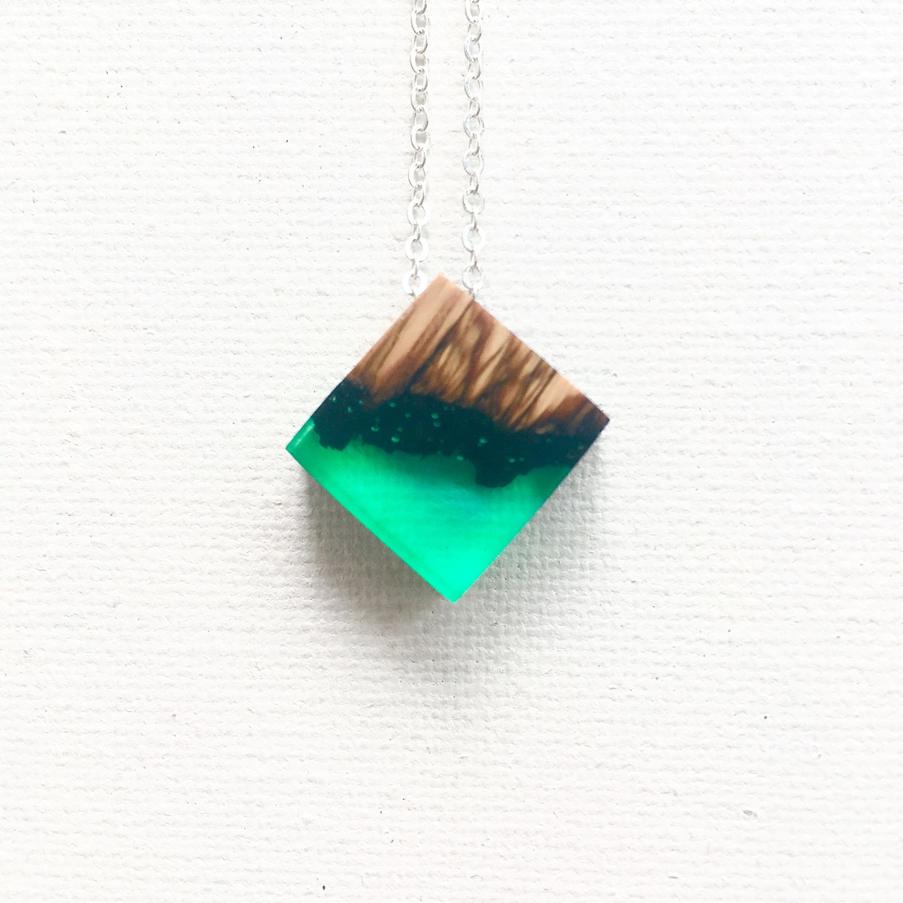 克生——树脂与木首饰设计《若芷汀兰》