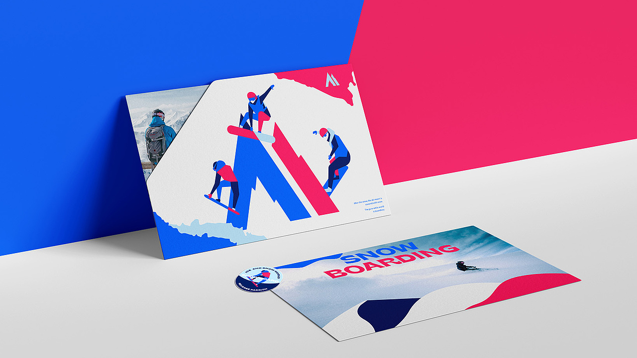 otimesnow滑雪品牌形象设计