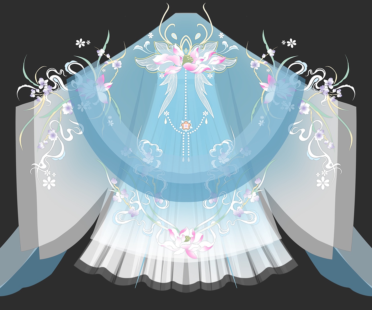 诃子裙可改配色