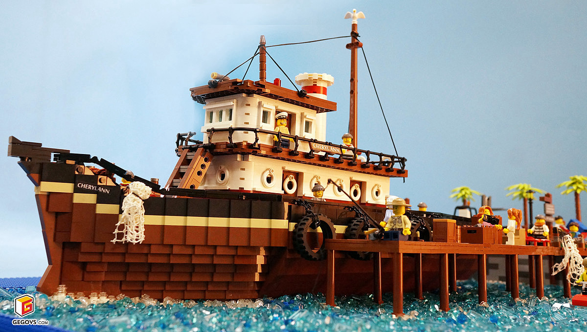 Cheryl Ann Tugboat “谢丽尔安”号美式复古拖船（图ZOTg3NDU4MDQ=） - 手办/模玩 - 站酷设计师G.S原创素材 - 站酷ZCOOL