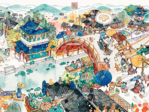 江南百景图 周年贺图