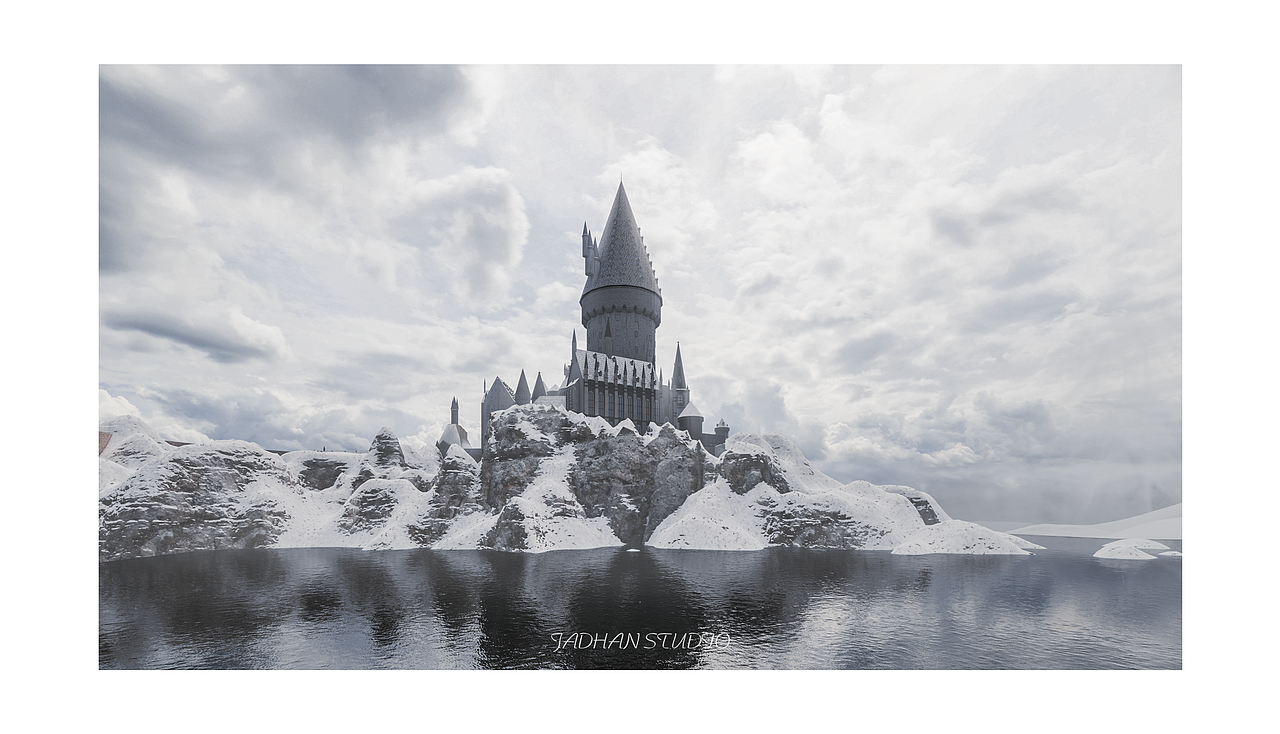 lumion10霍格沃茨魔法学院渲染表现