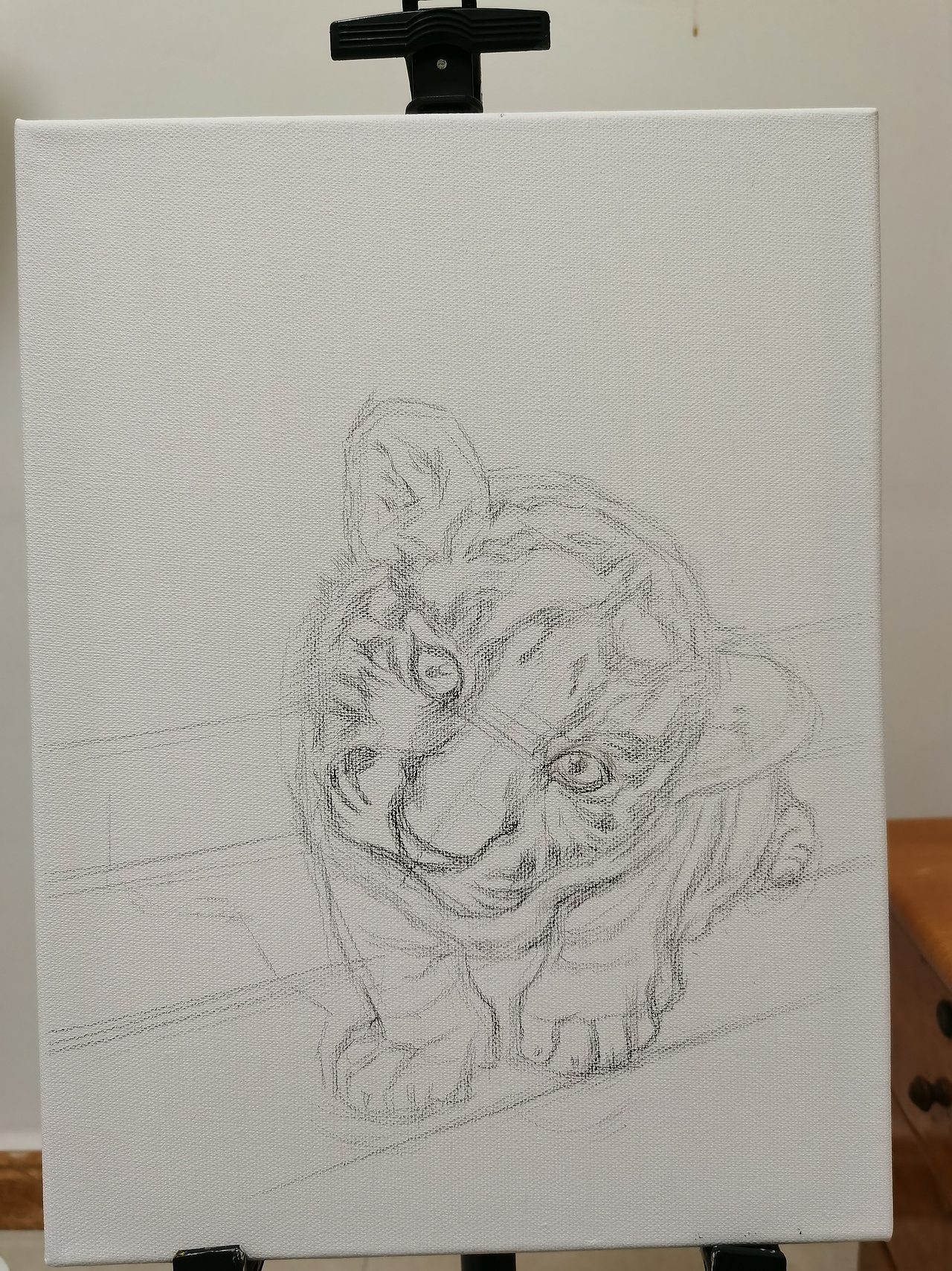 油畫—小老虎（圖ZMjc2NTI4OTc2） - 繪畫 - 站酷設計師Z572627219原創(chuàng)素材 - 站酷ZCOOL