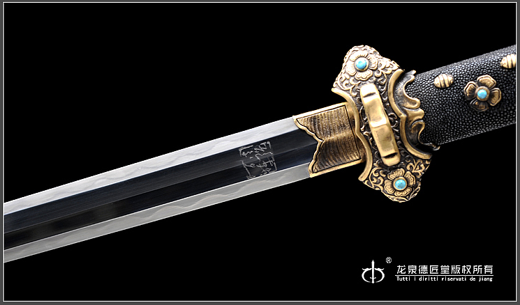 德匠堂宝剑-龙泉刀剑-乾坤唐剑|千层百炼钢(DJ-2659)