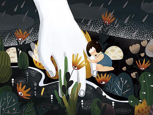 躲起来（个人主页-ZMzY3MjE5NjA=） - 创作习作 - 站酷设计师一直画画的鱼原创素材 - 站酷ZCOOL