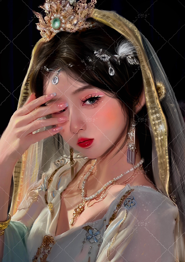 厚涂真人照片接稿